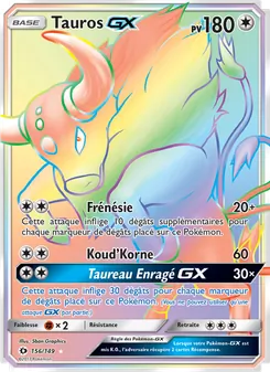 Tauros GX (Soleil et Lune #156/149)