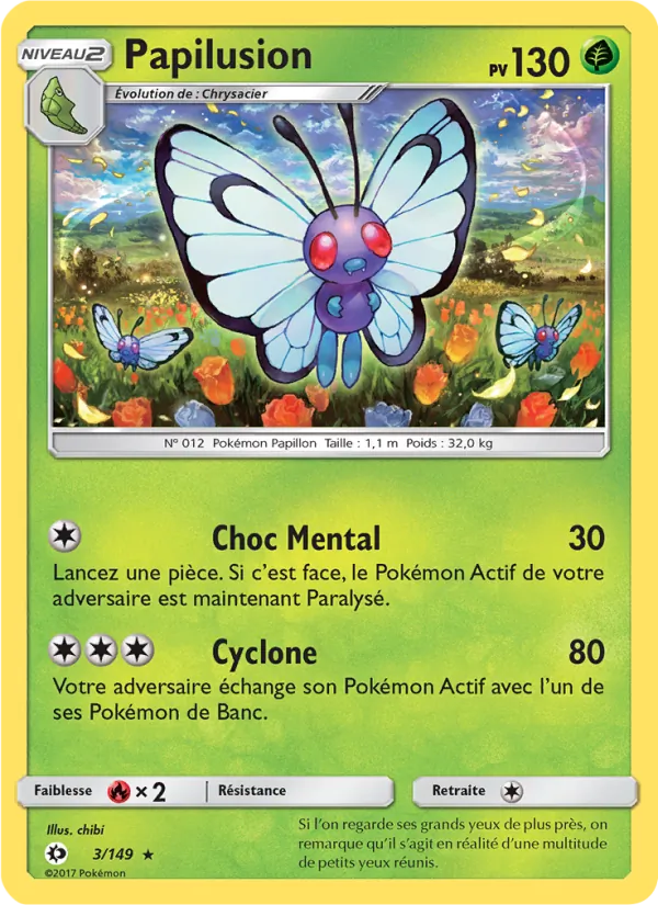 Papilusion (Soleil et Lune #3/149)