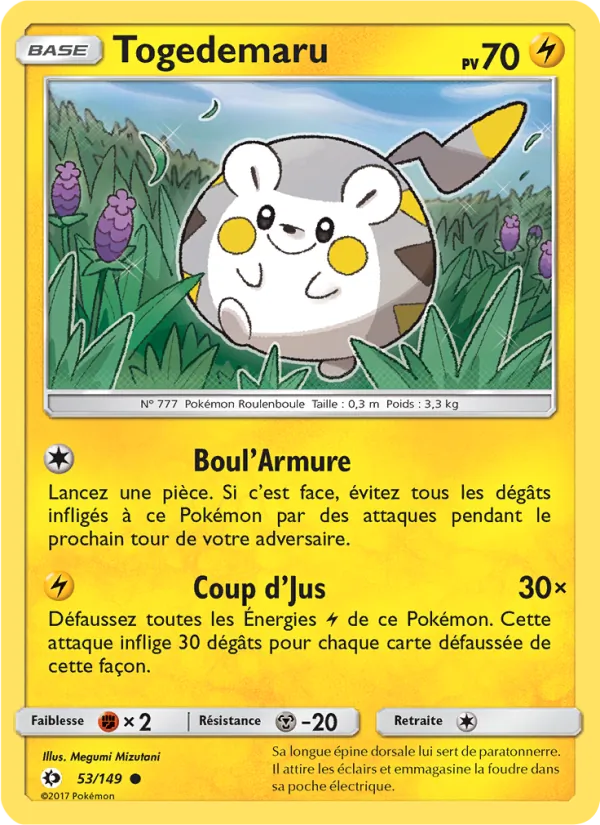 Togedemaru (Soleil et Lune #53/149)