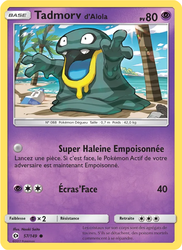 Tadmorv d’Alola (Soleil et Lune #57/149)