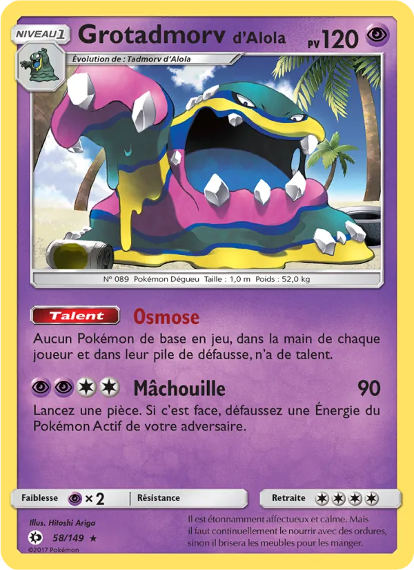 Grotadmorv d’Alola (Sun & Moon #58/149)