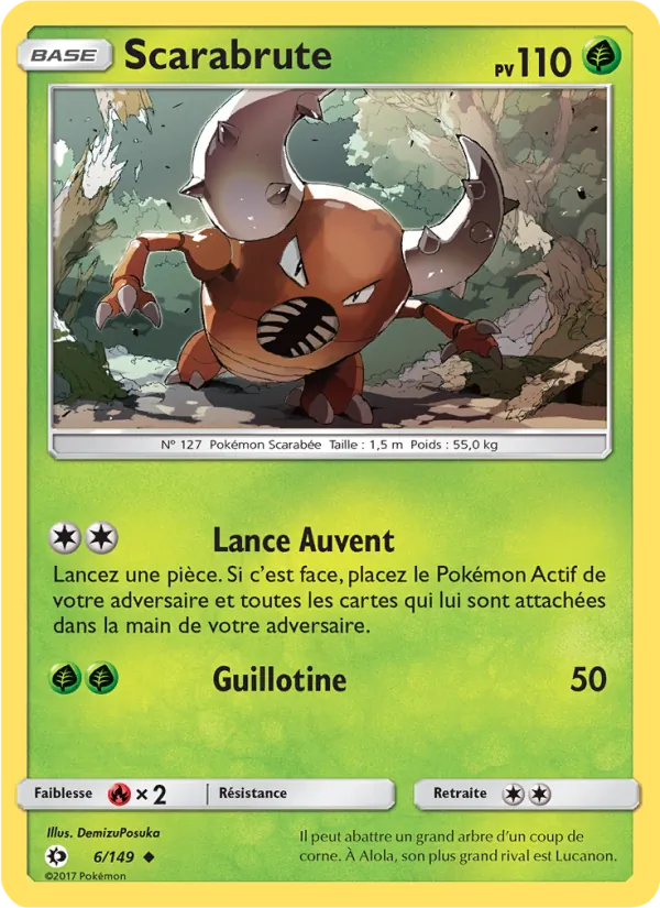 Scarabrute (Soleil et Lune #6/149)