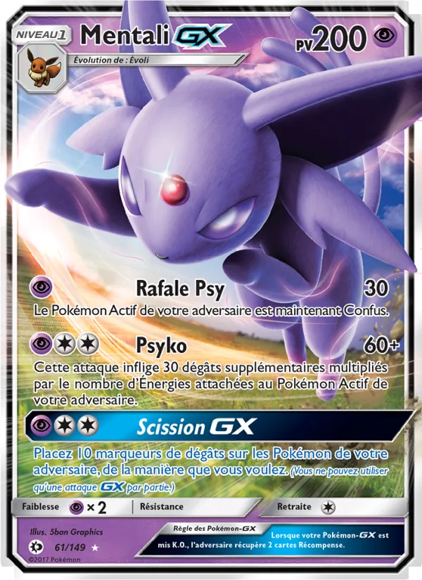 Mentali GX (Sun & Moon #61/149)