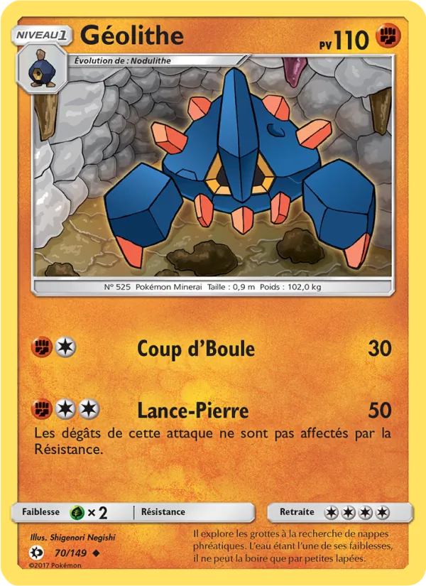 Géolithe (Soleil et Lune #70/149)