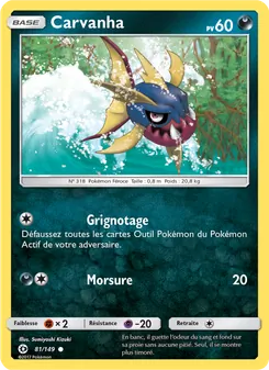 Carvanha (Soleil et Lune #81/149)