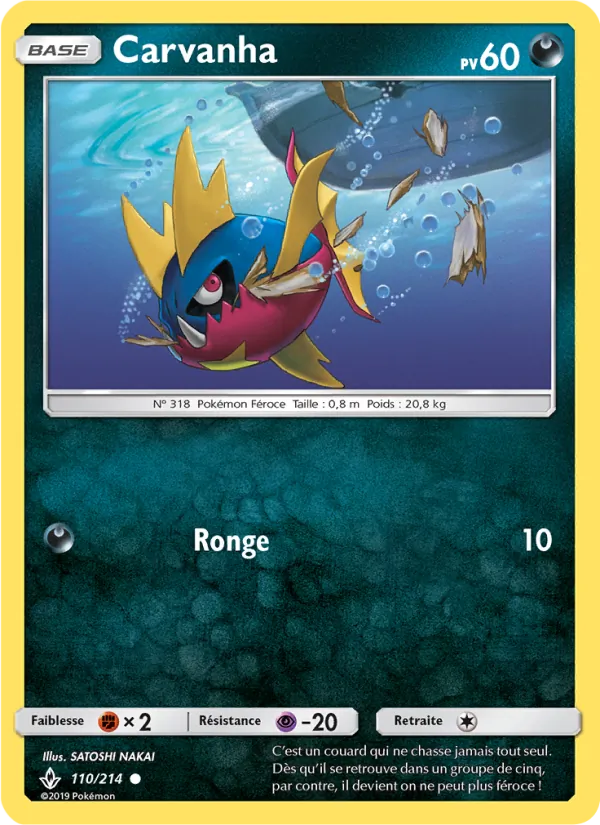Carvanha (Unbroken Bonds #110/214)