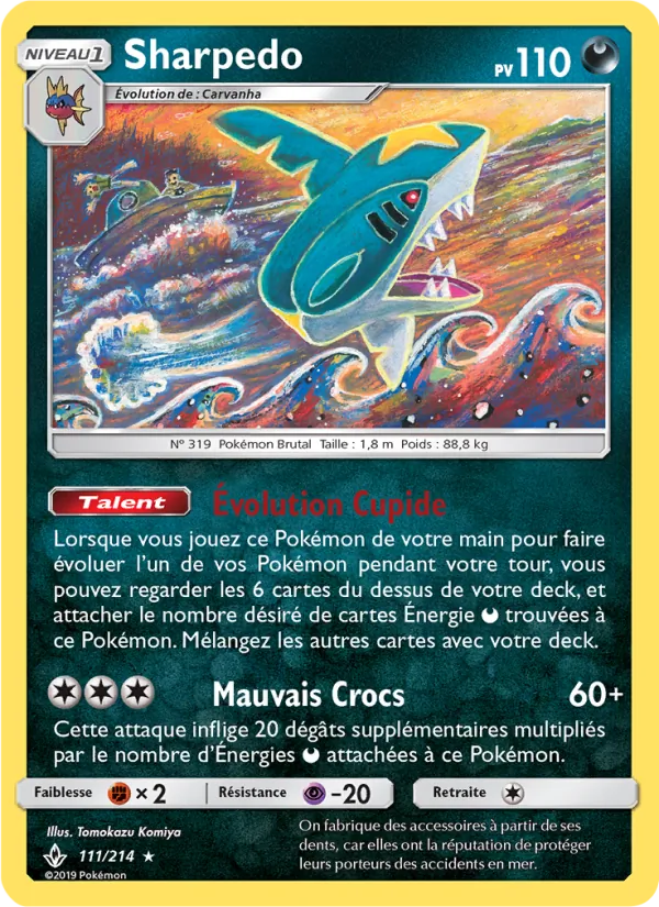 Sharpedo (Unbroken Bonds #111/214)