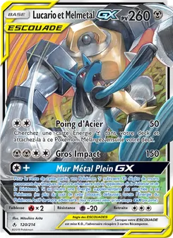 Lucario et Melmetal GX (Alliance Infaillible #120/214)