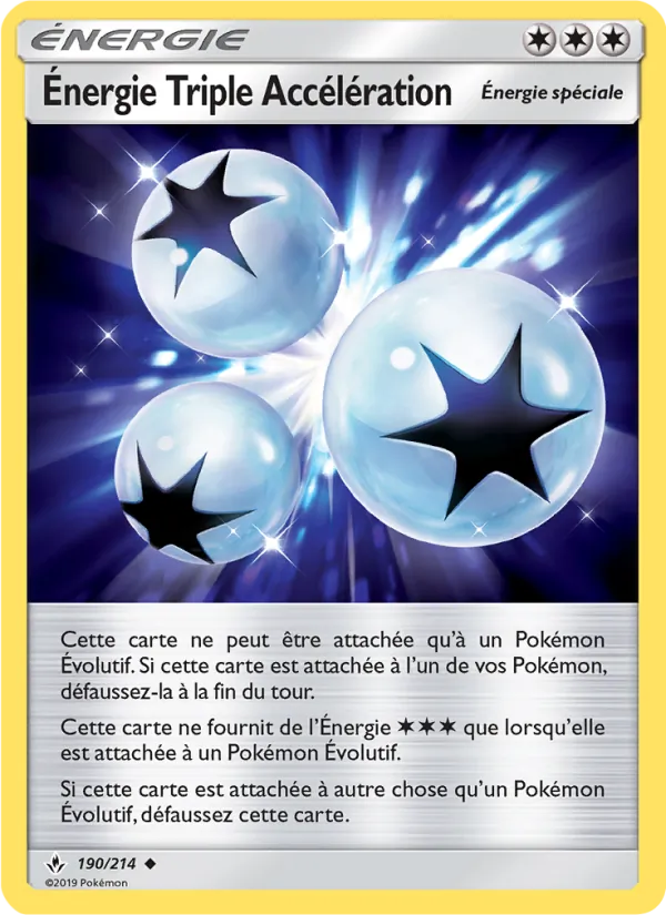 Énergie Triple Accélération (Unbroken Bonds #190/214)