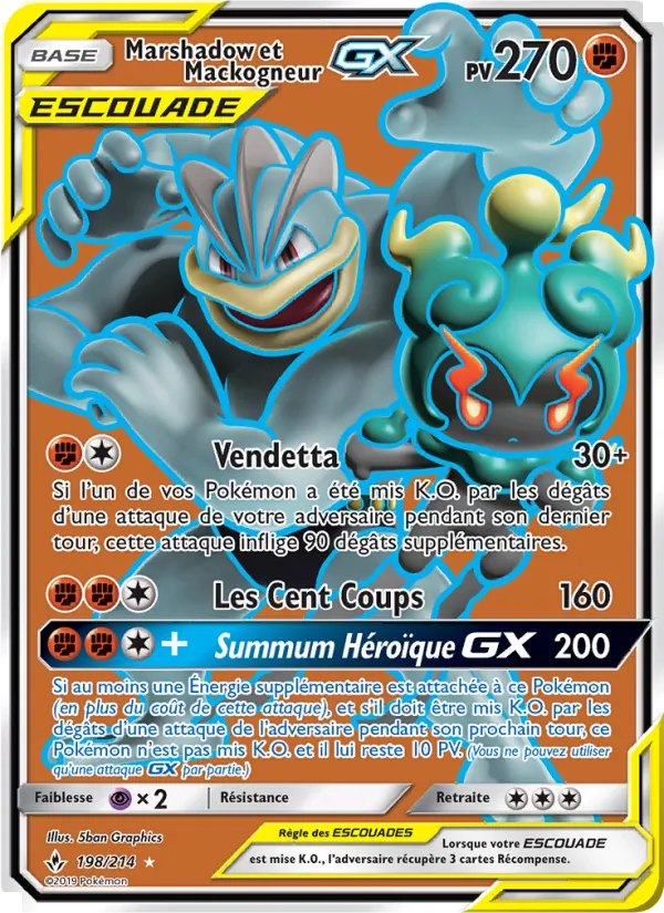 Marshadow et Mackogneur GX (Unbroken Bonds #198/214)