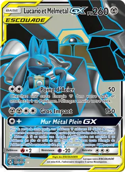 Lucario et Melmetal GX (Alliance Infaillible #203/214)