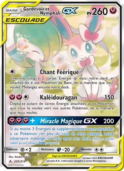 Gardevoir et Nymphali GX (Alliance Infaillible #205/214)