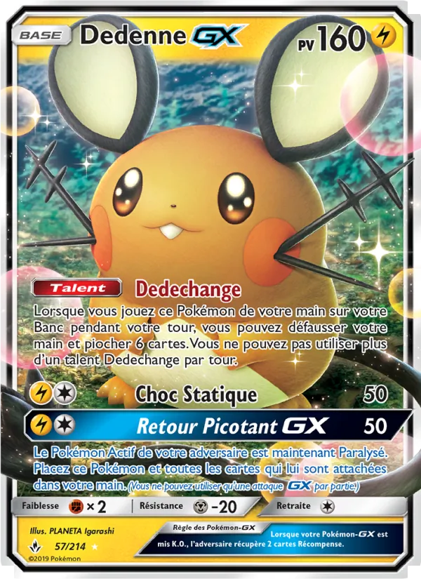 Dedenne GX (Alliance Infaillible #57/214)