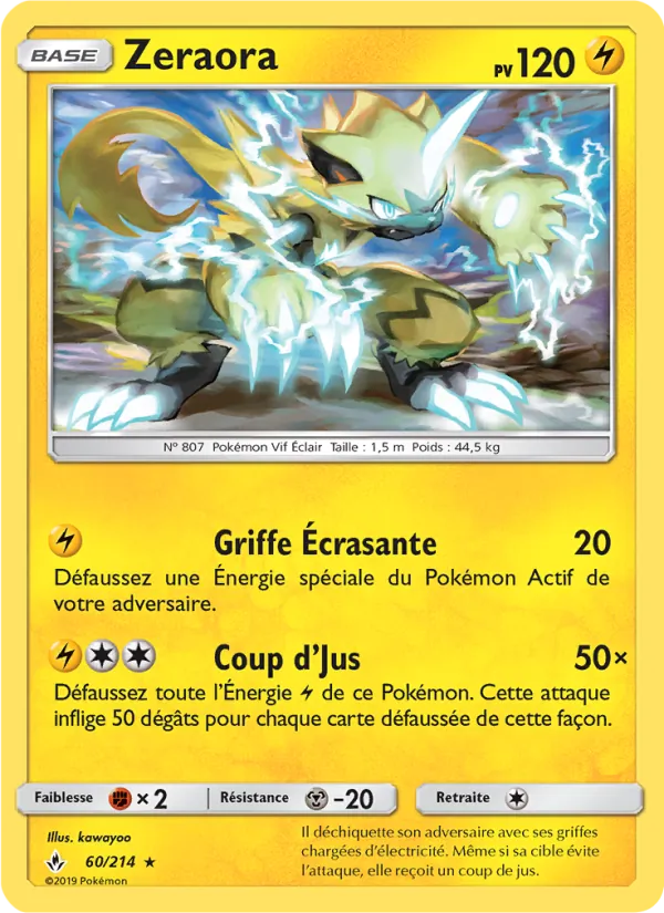 Zeraora (Unbroken Bonds #60/214)