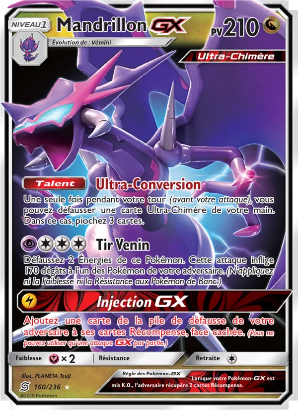 Mandrillon GX (Harmonie des Esprits #160/236)