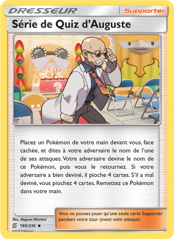 Série de Quiz d’Auguste (Harmonie des Esprits #186/236)