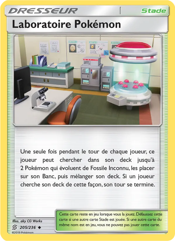 Laboratoire Pokémon (Harmonie des Esprits #205/236)