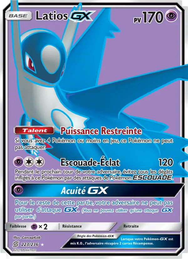 Latios GX (Unified Minds #223/236)