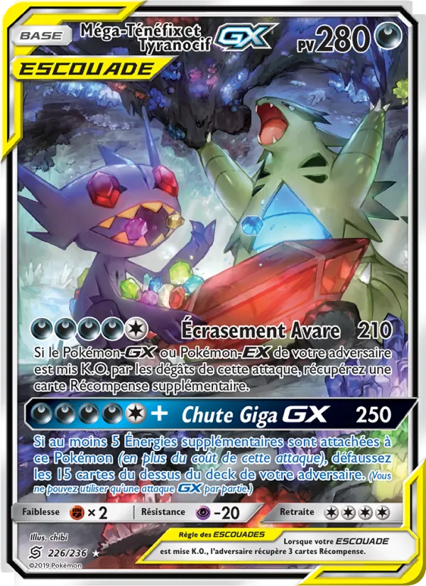 Méga-Ténéfix et Tyranocif GX (Harmonie des Esprits #226/236)
