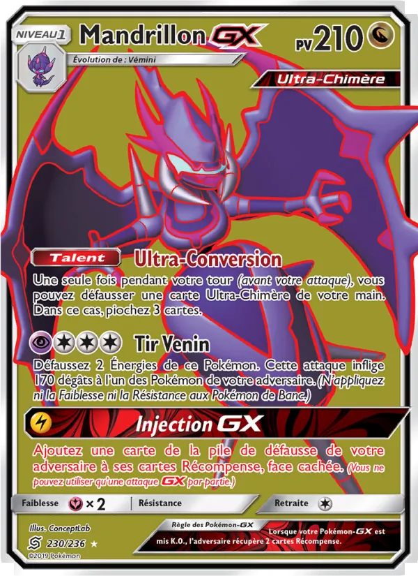 Mandrillon GX (Harmonie des Esprits #230/236)