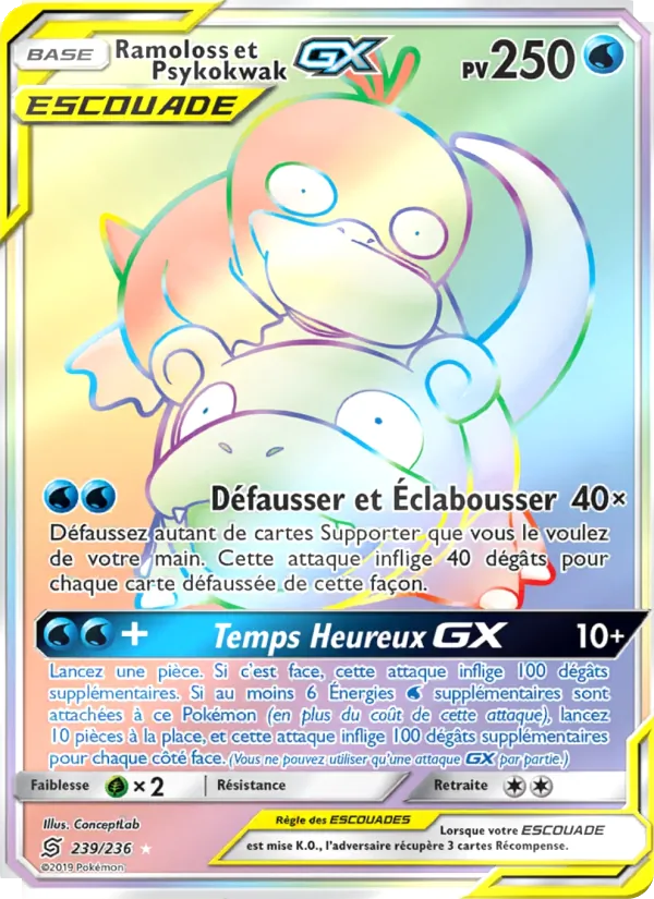 Ramoloss et Psykokwak GX (Harmonie des Esprits #239/236)