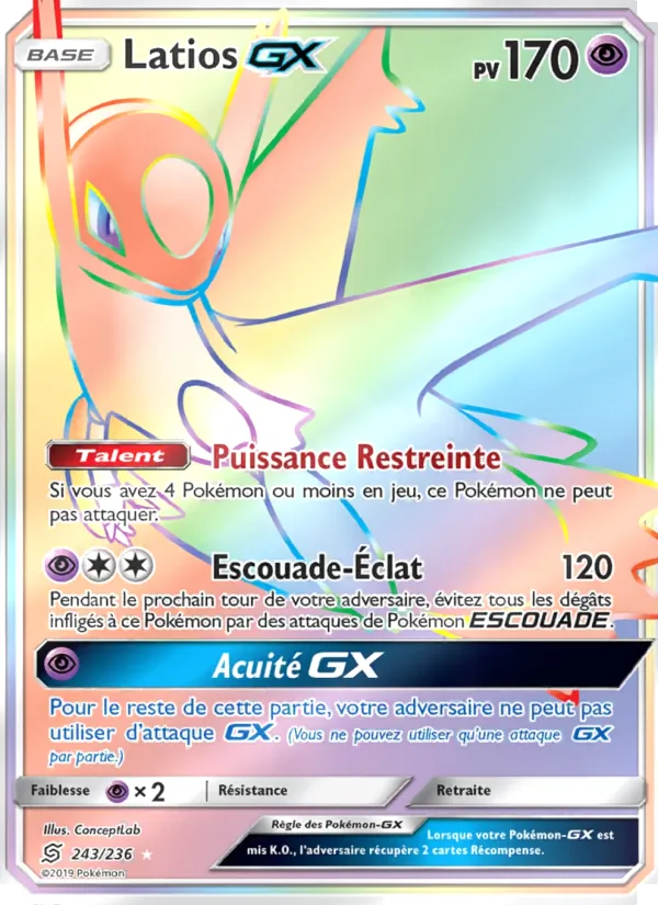Latios GX (Unified Minds #243/236)