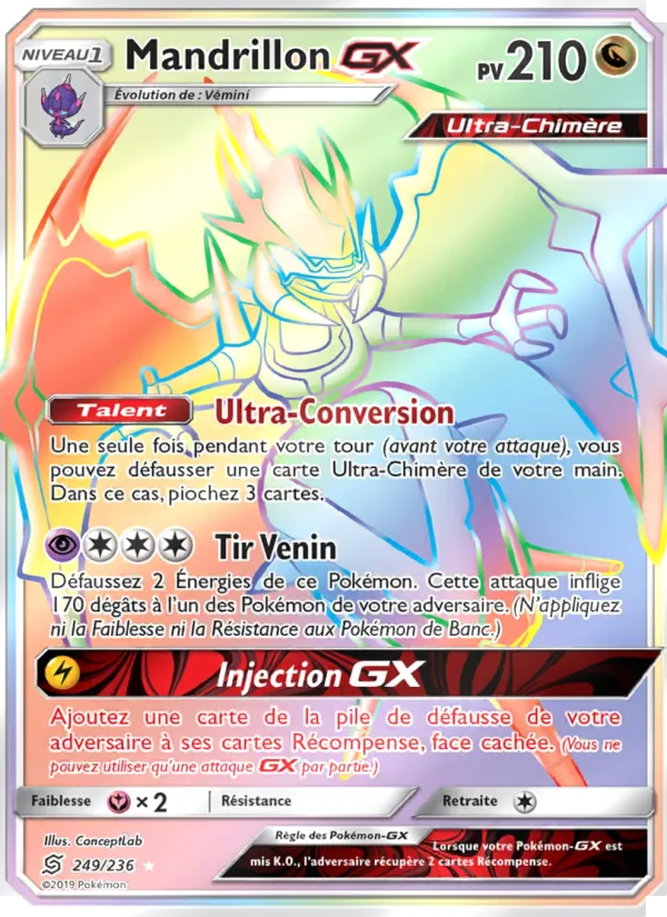 Mandrillon GX (Unified Minds #249/236)