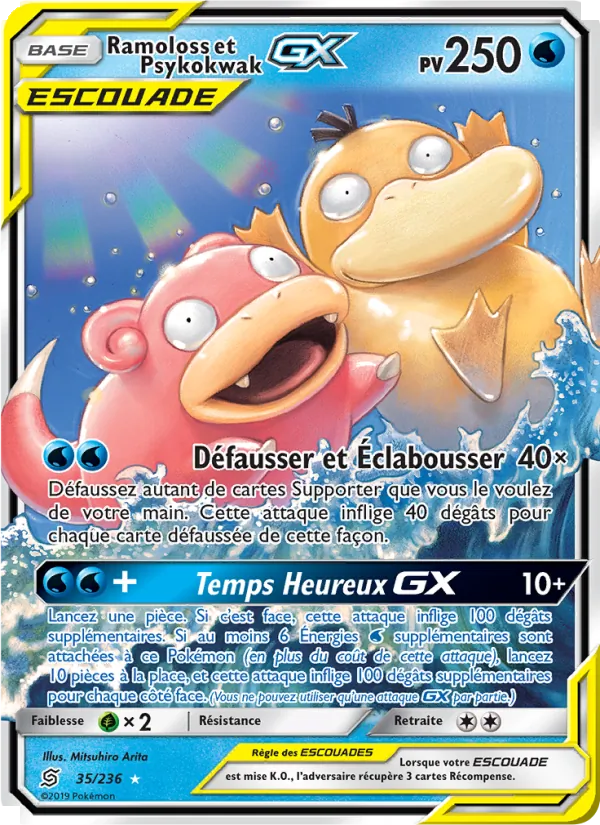 Ramoloss et Psykokwak GX (Harmonie des Esprits #35/236)