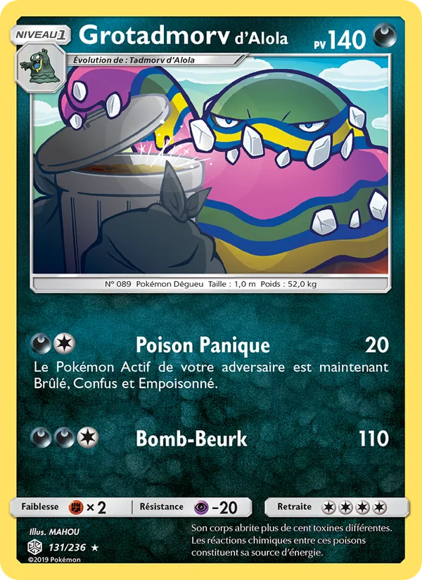 Grotadmorv d’Alola (Cosmic Eclipse #131/236)