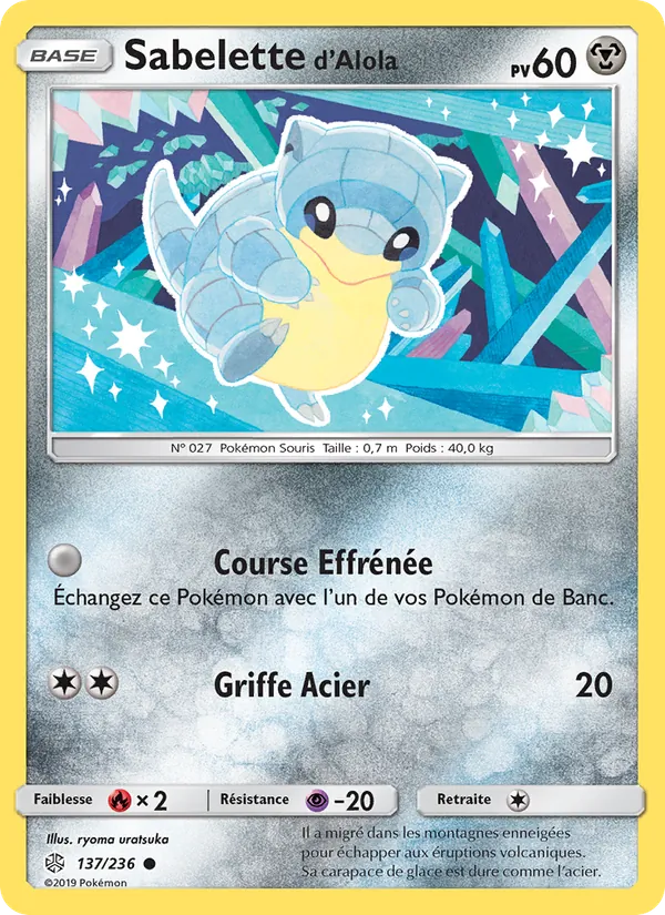 Sabelette d’Alola (Éclipse Cosmique #137/236)