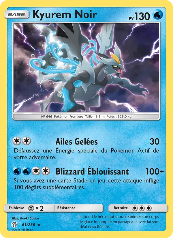 Kyurem Noir (Éclipse Cosmique #61/236)