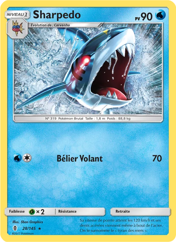 Sharpedo (Gardiens Ascendants #28/145)