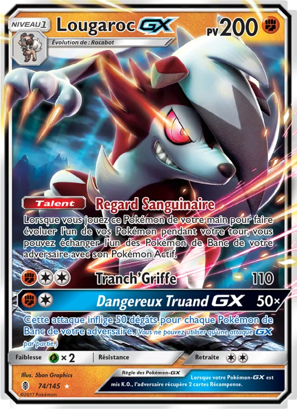 Lougaroc GX (Guardians Rising #74/145)