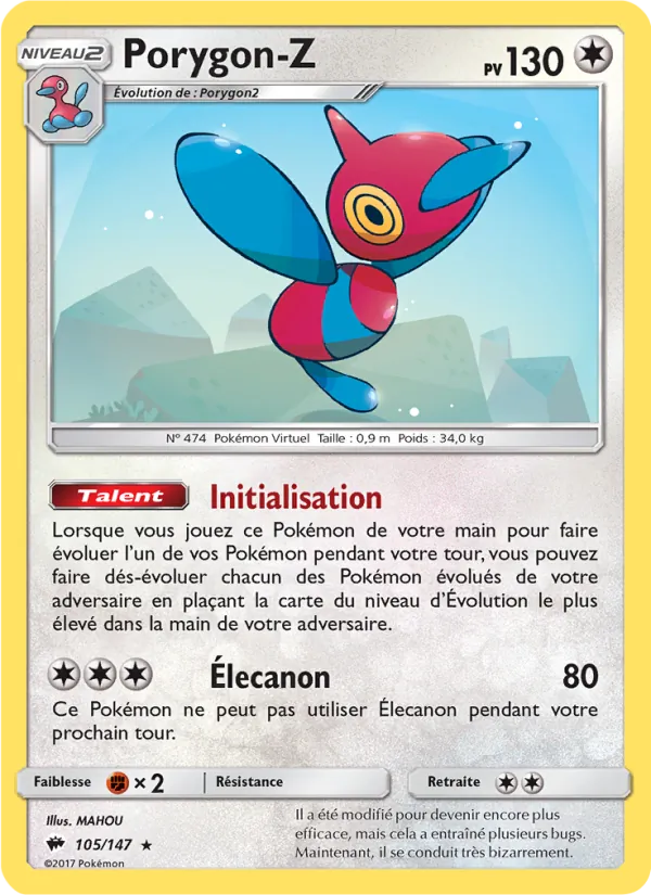 Porygon-Z (Ombres Ardentes #105/147)