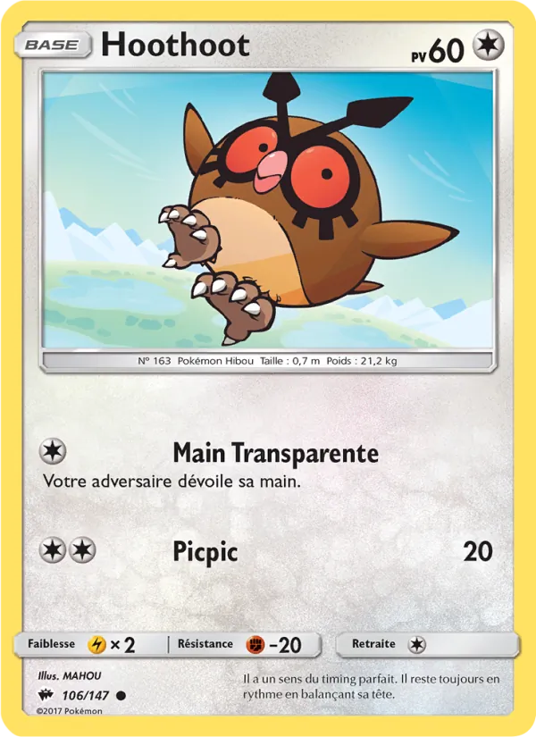 Hoothoot (Burning Shadows #106/147)
