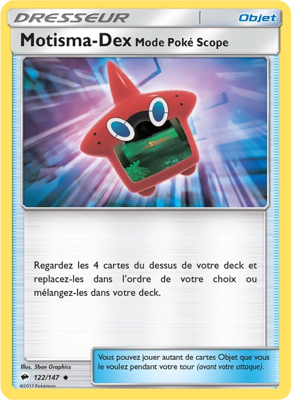 Motisma-Dex – Mode Poké Scope (Burning Shadows #122/147)