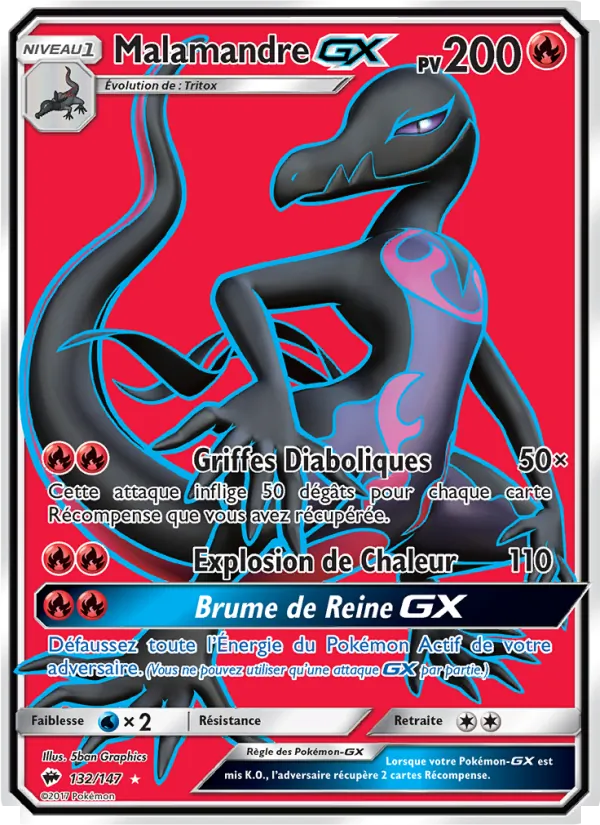 Malamandre GX (Ombres Ardentes #132/147)