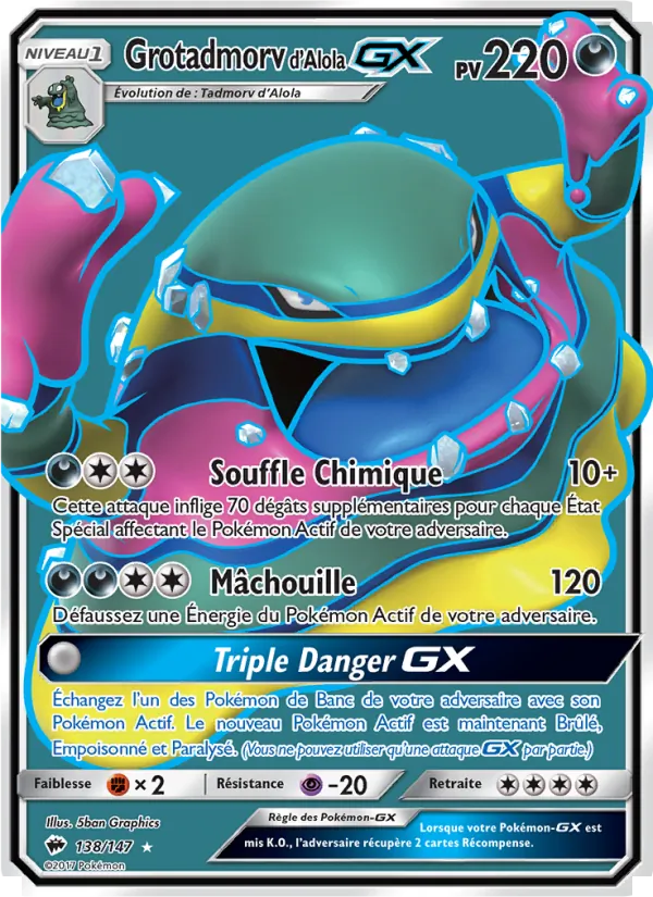 Grotadmorv d’Alola GX (Burning Shadows #138/147)