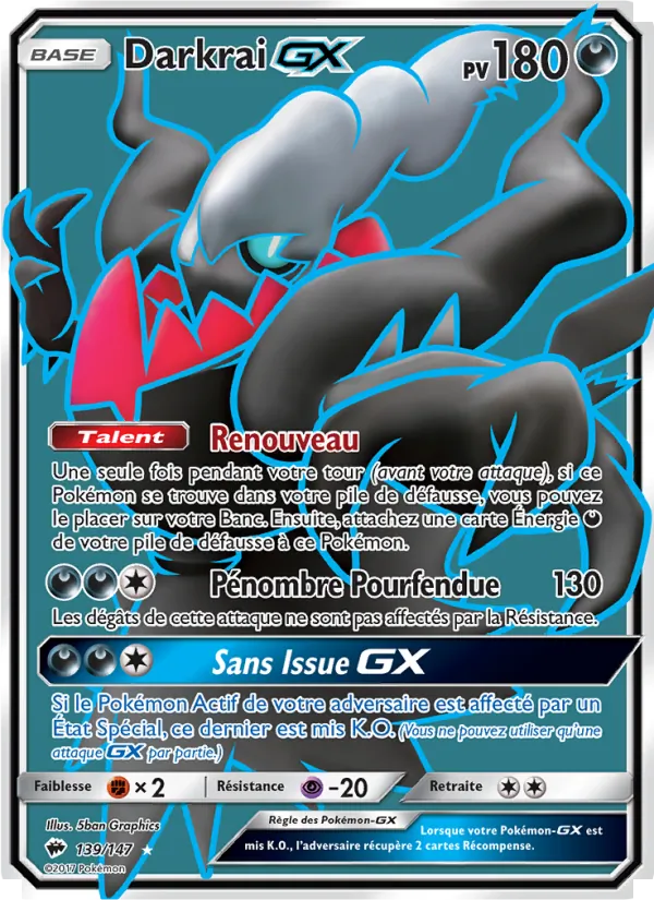 Darkrai GX (Burning Shadows #139/147)