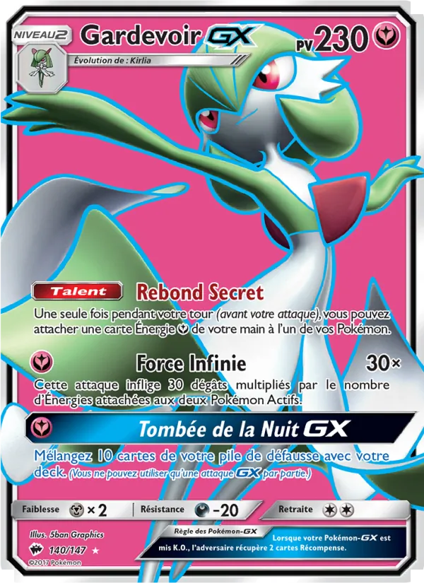Gardevoir GX (Burning Shadows #140/147)