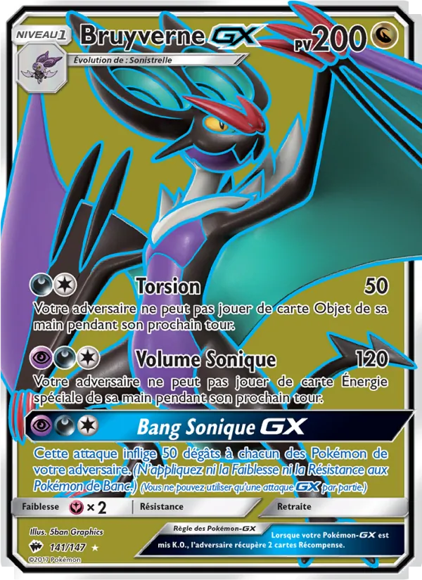 Bruyverne GX (Burning Shadows #141/147)