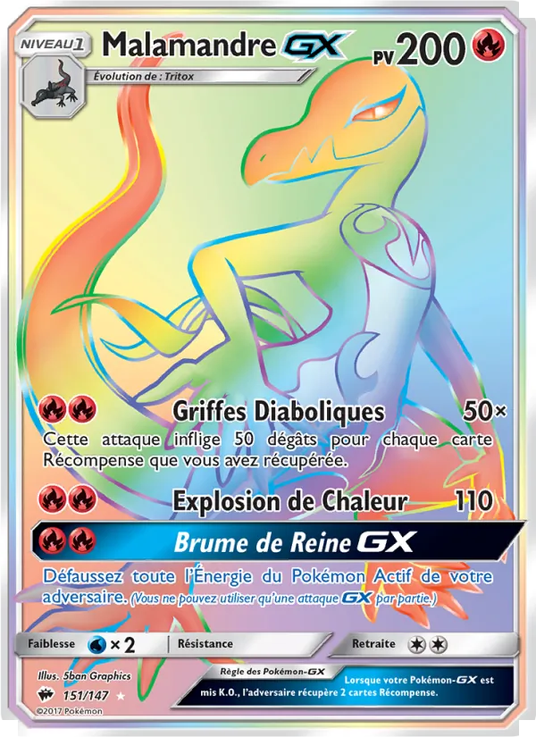 Malamandre GX (Ombres Ardentes #151/147)