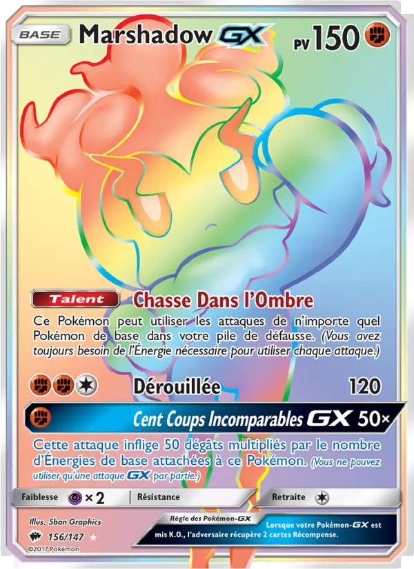 Marshadow GX (Ombres Ardentes #156/147)