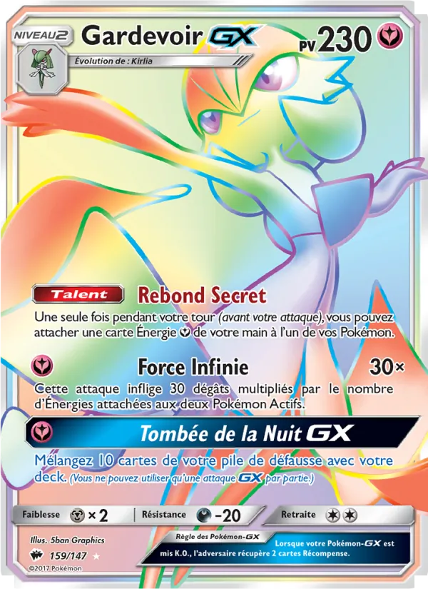 Gardevoir GX (Ombres Ardentes #159/147)