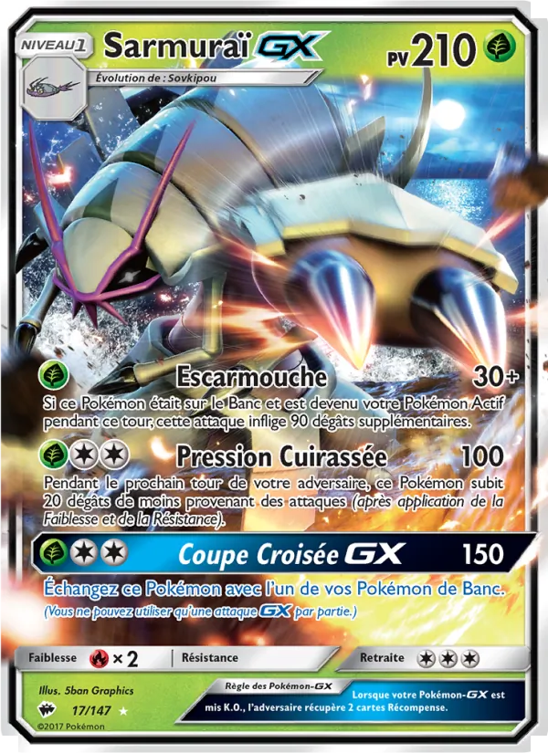Sarmuraï GX (Ombres Ardentes #17/147)