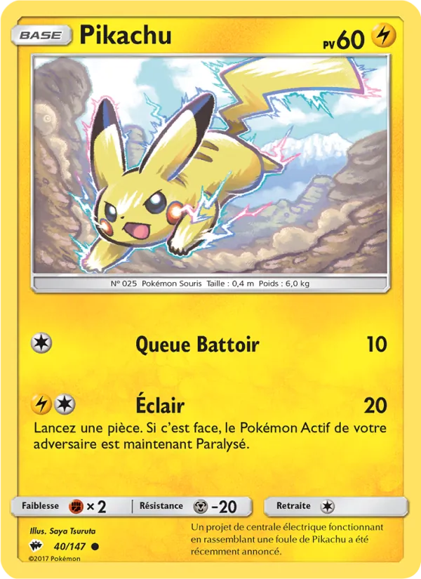 Pikachu (Ombres Ardentes #40/147)