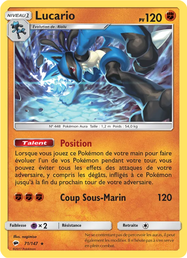 Lucario (Ombres Ardentes #71/147)
