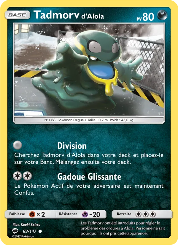 Tadmorv d’Alola (Burning Shadows #83/147)
