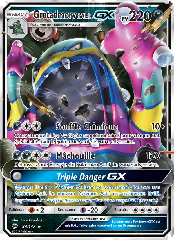 Grotadmorv d’Alola GX (Burning Shadows #84/147)