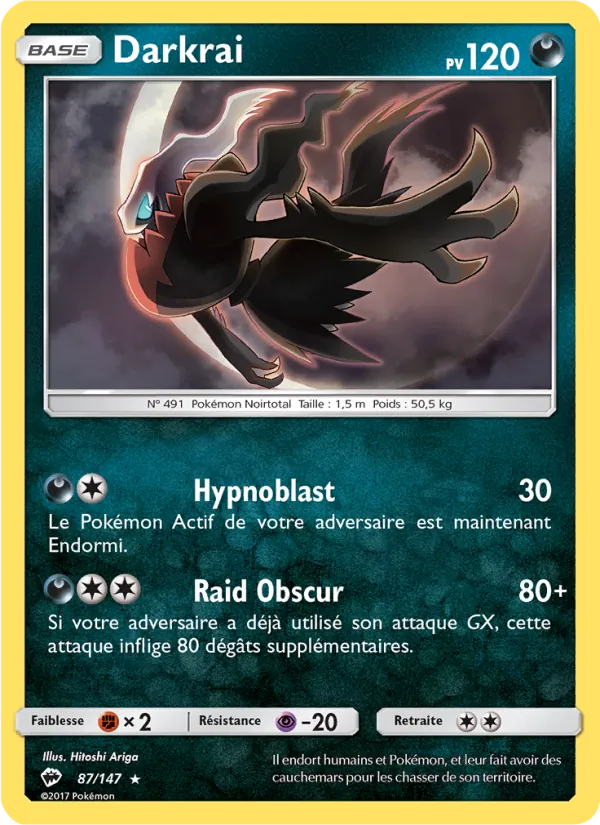Darkrai (Ombres Ardentes #87/147)